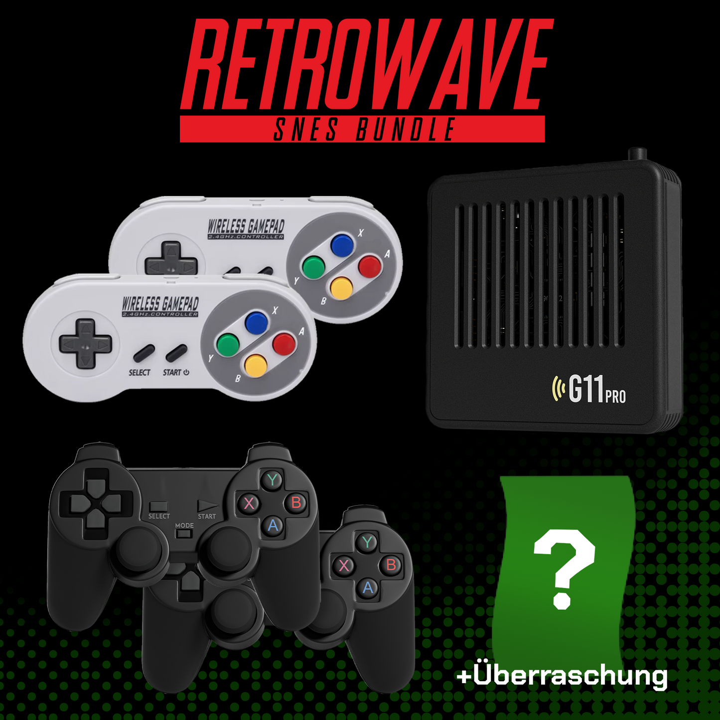 Retrowave G11 Pro - SNES Bundle