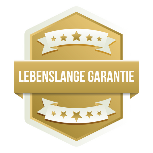 Lebenslange Garantie